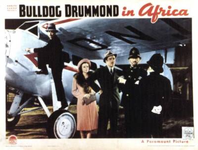 Bulldog Drummond In Africa lobby card Reginald Denny Heather 1938 Movie Photo