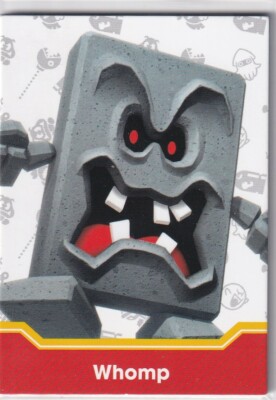 Panini Super Mario Trading Cards Karte Nr. 103 Enemy Card Whomp