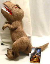 Jurassic World Dominion Plush Brown Raging T-Rex Pillow/Toy Dinosaur SKU 1469 