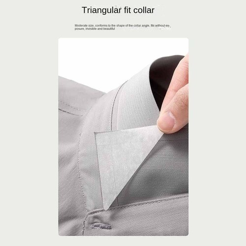 10pcs Anti-roll Collar Sticker Disposable Shirt Stand Collar Tool - Picture 10 of 12
