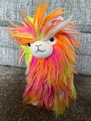 Jellycat I am Fiesta Lama hell bunt Stofftier Plüschtier Teddy 33 x 34 cm