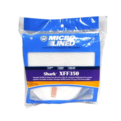 DVC Filz Schaum Vakuum Filter Passt Shark NV350 NV351 NV352 XFF350