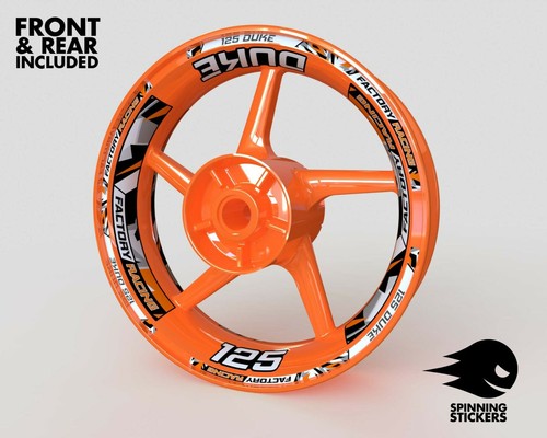 Wheel Stickers for DUKE 125 and RC125 Rim Tape Decals Graphics - 第 8/19 張圖片