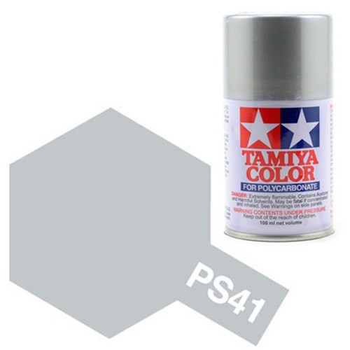 TAMIYA TAM86041 Spray Can Polycarbonate PS-41 Bright Silver - Picture 2 of 2