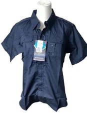 Propper Tatical Shirt M Women’s Navy LAPD Police Short Sleeves