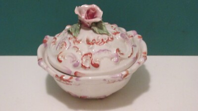 VINTAGE VAL DEL BRENTA SMALL COVERED DISH----MADE IN ITALY