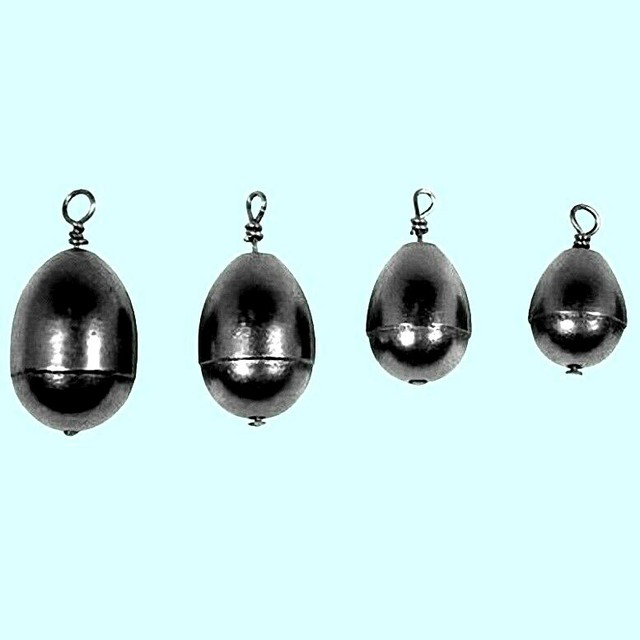 Eagle Claw Steel Bass Casting Sinkers Select and Size 1/2 Oz. 3 Count