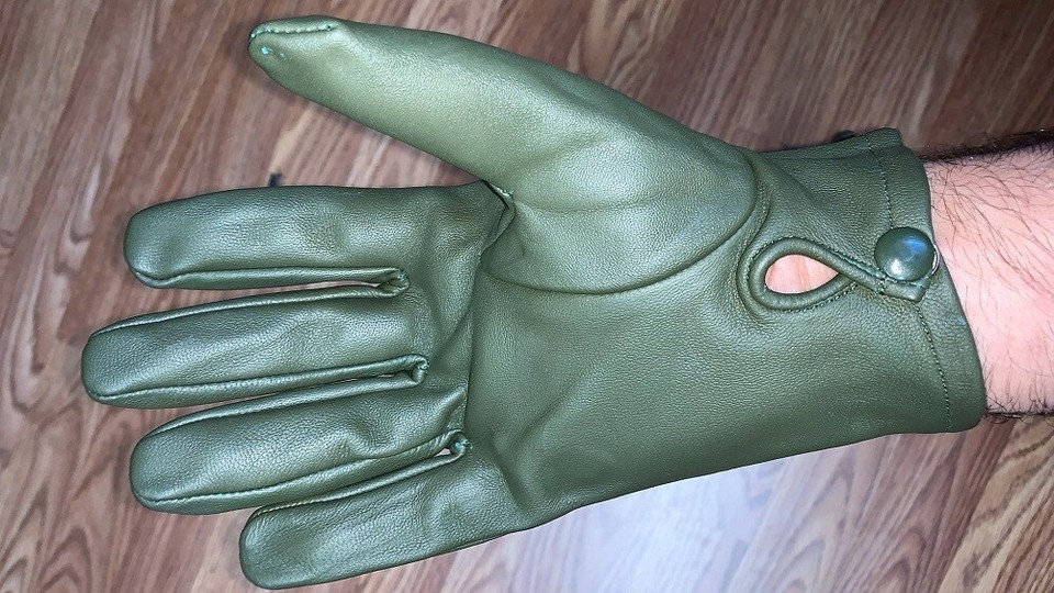 Men's Leather Dress Gloves, Driving Gloves, Made With Genuine Sheep