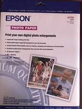 New Epson S041141 Premium Glossy Photo Paper - 8.5 x 11, 20 Sheets
