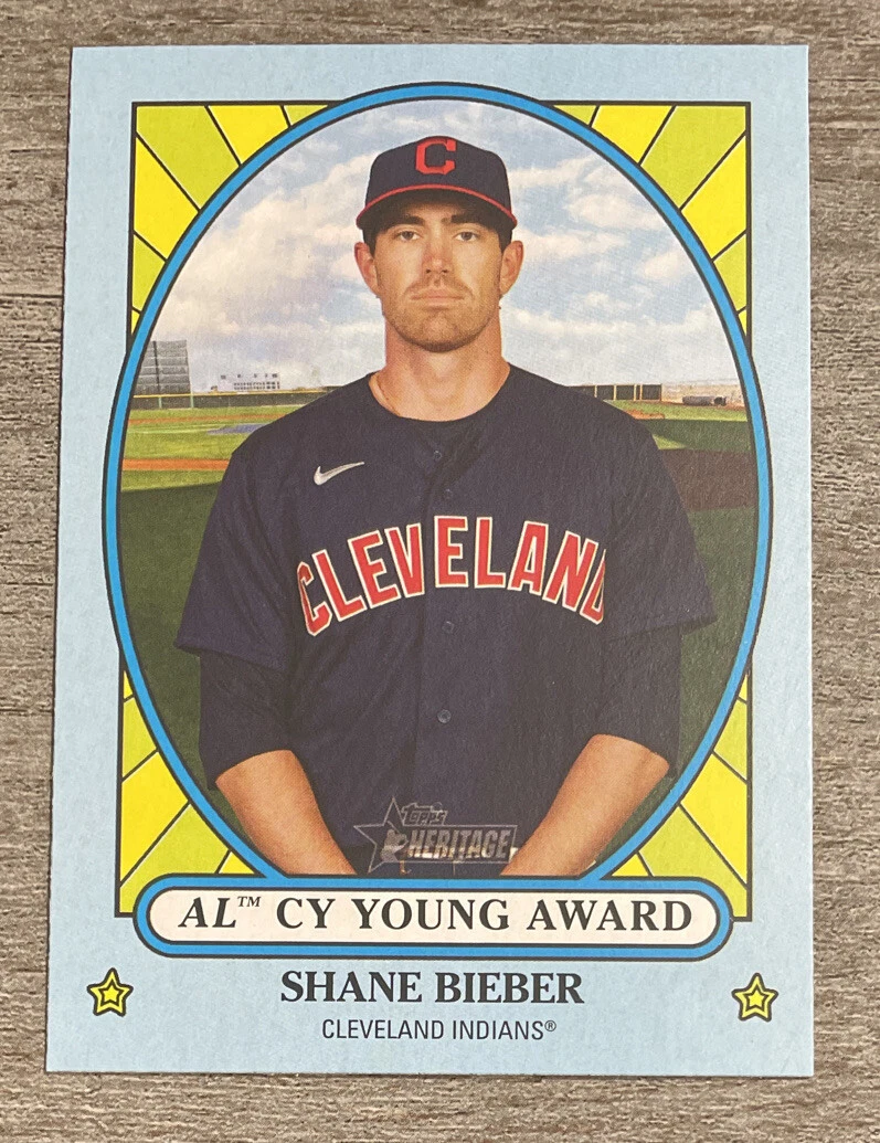 Shane Bieber trading card