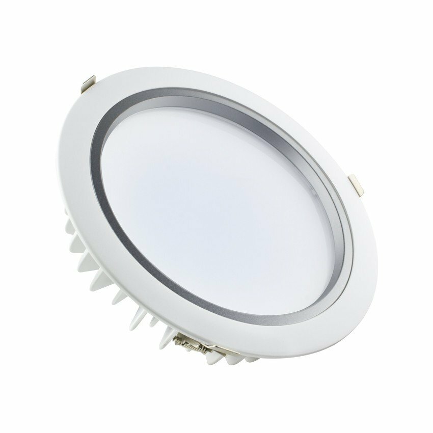 Pannello LED 40W Circolare Professionale CRI85 Luce Calda Bio