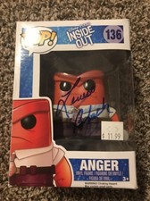 LEWIS BLACK SIGNED ANGER DISNEY INSIDE OUT FUNKO POP  +JSA COA