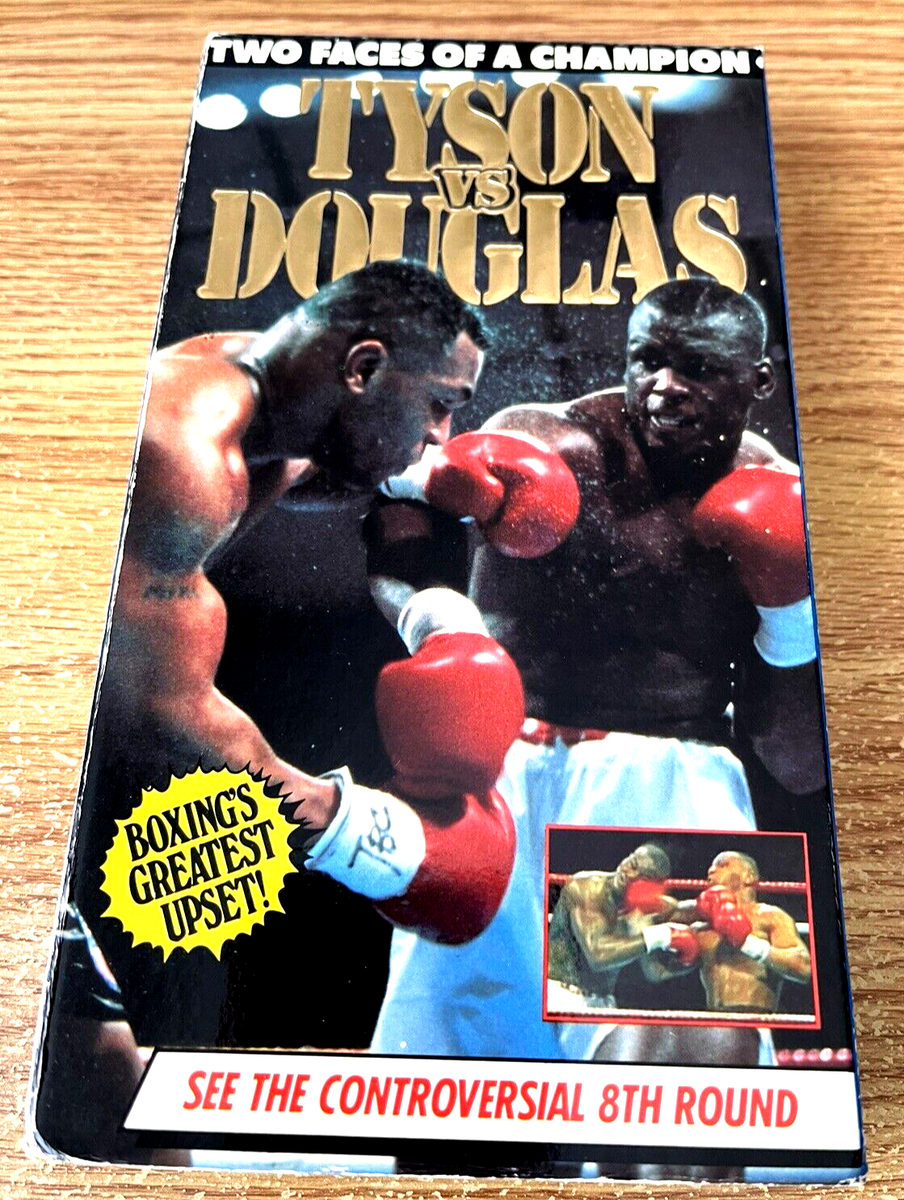 Tyson vs. Douglas Two Faces Of A Champion Vintage Boxing 1990 VHS