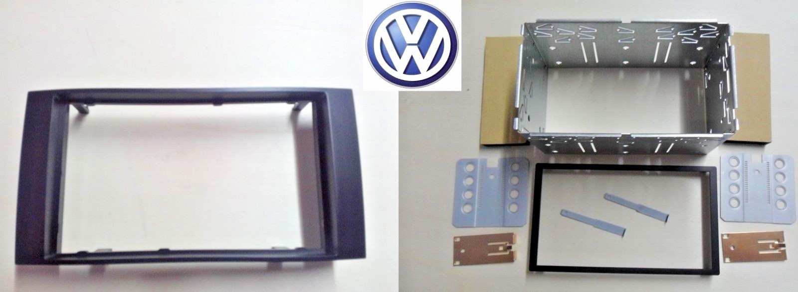 OFFERTA Kit Installazione 2 DIN VW T5 Mascherina + Plancia Metallo