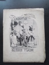 Partition ancienne piano et chant - P. LACOME - LA PROMENADE MILITAIRE