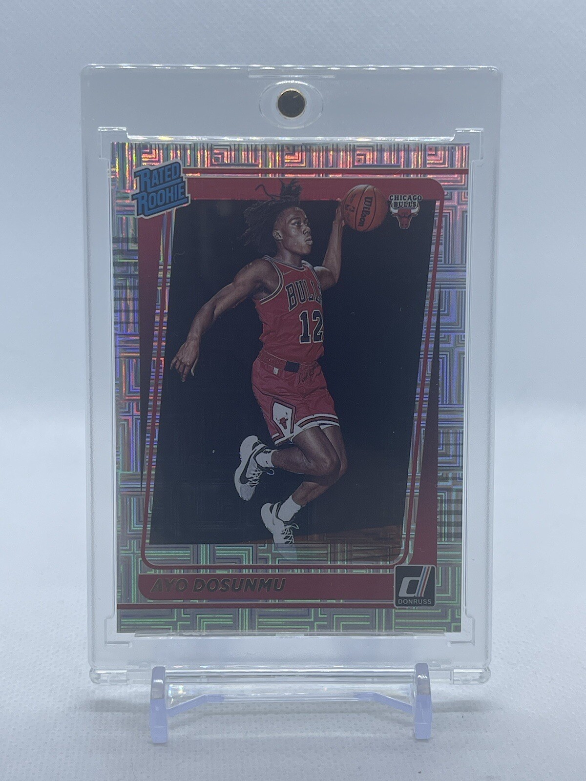 Ayo Dosunmu 2021-22 Panini Donruss Rated Rookie Choice #221 Rookie RC