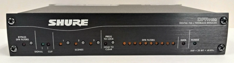 Shure DFR11EQ5 Digital Signal Processor (Equalizer / Feedback Reducer) - Image 2 of 4