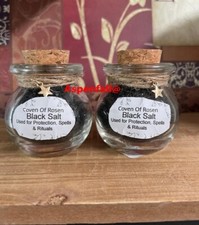 1 Black Salt Uncrossing Ingredients Wicca Hoodoo Voodoo Paganism