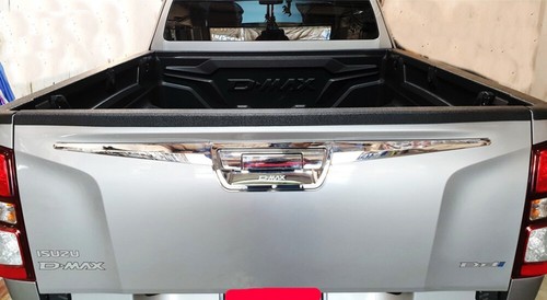 CHROME ABS TAILGATE HANDLE GUARD COVER TRIM ISUZU D-MAX DMAX BLADE 2019-2025 - Picture 8 of 9