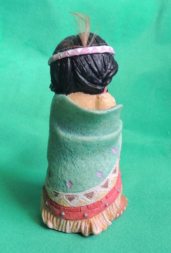 Dances With Wolf Indian Boy With Wolf Friends of the Feather Figurine 115657 MIB - Picture 5 of 6