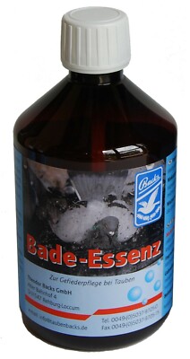 Backs Bade-Essenz 500ml zur Gefiederpflege bei Tauben
