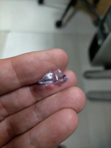 7.34ct Amatista Natural Púrpura Forma Pera Origen Uruguay Sin Tratamiento - Foto 22 di 24