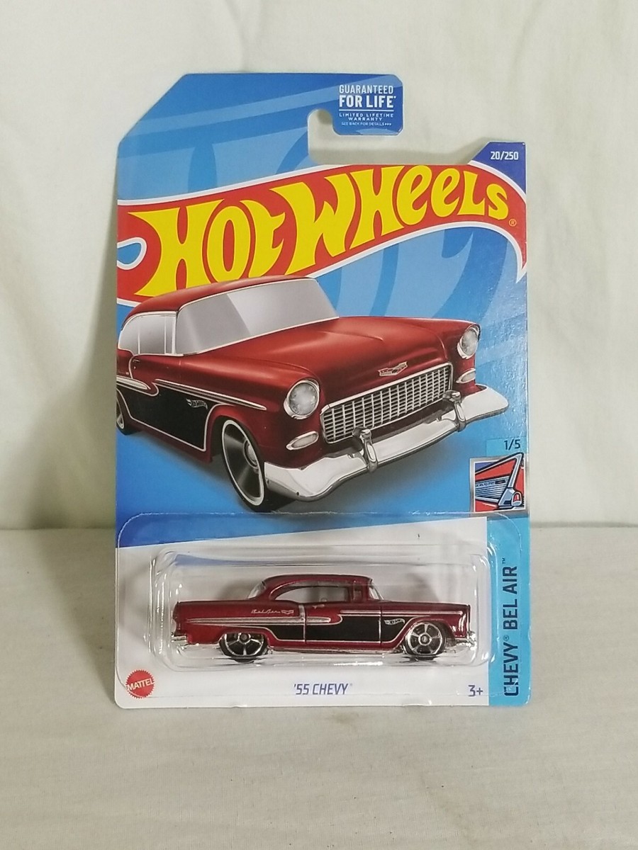 2022 Hot Wheels '55 Chevy Bel Air 20/250 Red NIP | eBay