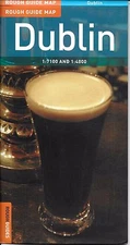 Map of Dublin, Ireland, by Rough Guide Maps