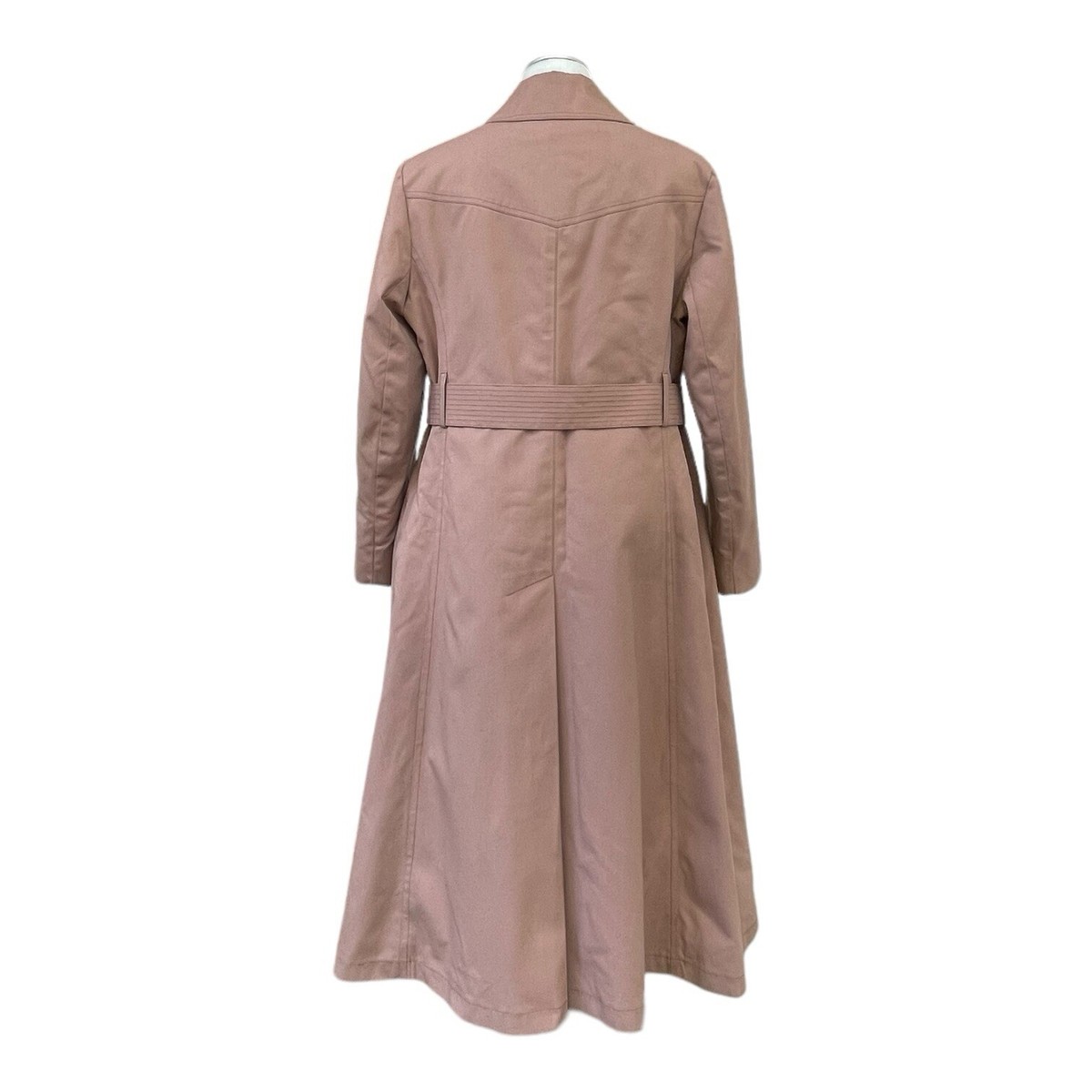 Vintage 80s LONDON FOG Womens 12P 12 PETITE Long Belted