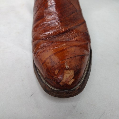 *LESEN Nocona Full Eel Western Cowboystiefel Herren Größe 8,5 D 9062 Cognac Braun - Bild 16 von 24
