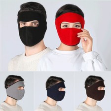 Winter Outdoor Sports Face Mask Ear Warm Cover Fleece Earmuffs Riding Ski Mask