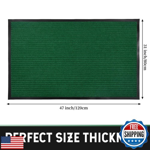 fani Heavy Duty Large Outdoor Indoor Entrance Doormat Grass Green Waterproof - Picture 3 of 5