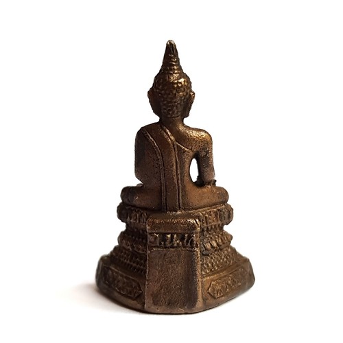 Buddha Thai Amulet Phra Pho Kaew 1.3" Statue Figure Copper - Picture 3 of 7