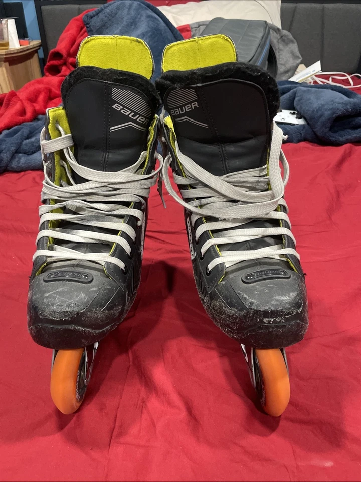 Bauer RS Senior Hi Lo Inline Roller Hockey Skates Sz 7 US men's 8.5 Shoe - Image 3 of 4
