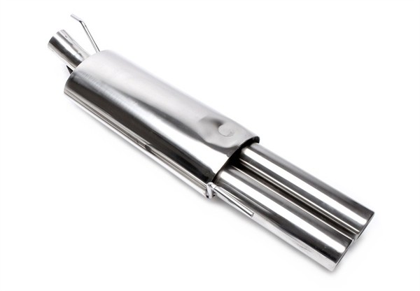 TA Technix EndschalldäMpfer 2X76Mm RundgeböRdelt Edelstahlanlage Evog3A-Xx-image