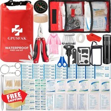 GPUSFAK 2-in-1 Waterproof Boat Emergency First Aid Kit