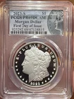 2023-S Proof $1 Morgan Silver Dollar PCGS PR69DCAM First Day of Issue Label