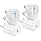 Original USB-C PD Fast Charger For iPhone 17 16 15 Pro Max Type C Charging Cable