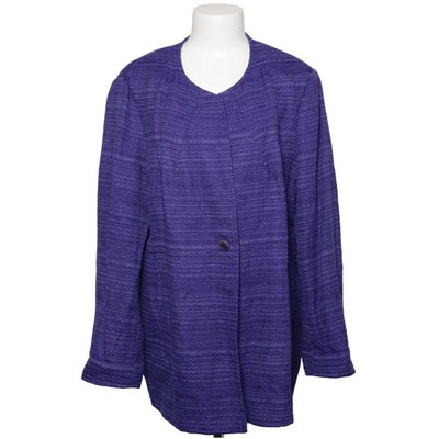 Selection by Ulla Popken, Blazer, Größe: 54, Lila/Mehrfarbig #gwN