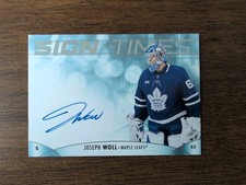 2023-24 Sp Authentic - Sign of the Times Joseph Woll #SOTT-JW (AU)
