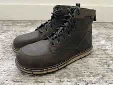 KEEN San Jose 6" WP Work Boot Mens Size 10.5 Aluminum Toe Cascade Brown/Black