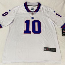 Eli Manning #10 white jersey. Sewn version. Custom. Men's Sizes S–4XL
