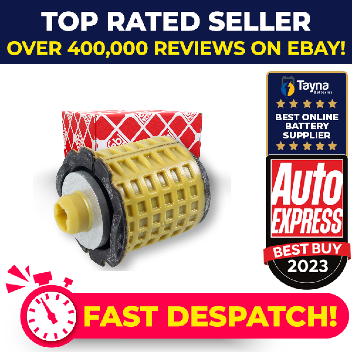 Axle Beam Mount fits MERCEDES A180D 177, W177 1.5D 2018 on Suspension Febi New