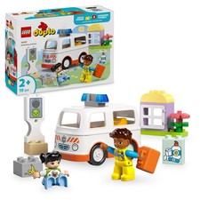 LEGO DUPLO Ambulance & Driver - Toddler Learning Toy for 2+ Year Old Boys & Girl