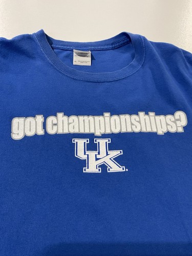 Kentucky Wildcats 2012 National Champions T-Shirt Sz XL Got Championships? Y2K - Picture 4 of 9