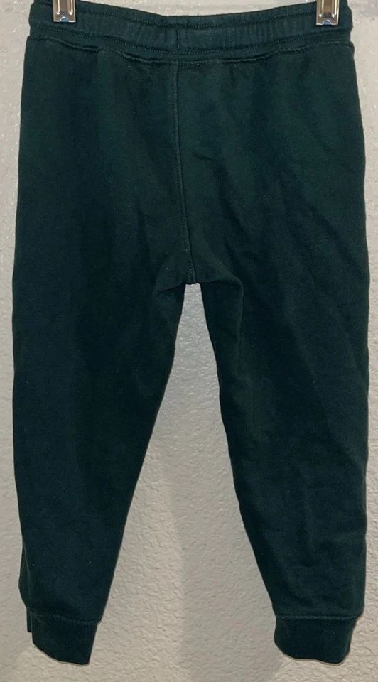 Carters Toddlers Unisex Kids Size 4T Sweatpants Color Green Waist Draw String - Image 2 of 4