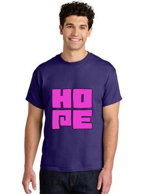 Hope Mens Graphic Tee,100% Cotton,Casual Summer Wear
