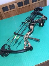 Diamond Infinite Edge Pro RH Bow Camo 70LB Hostage Rest / HHA Sight / 2-arrows
