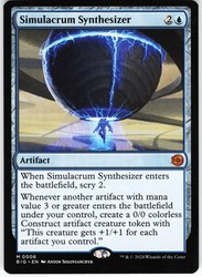Simulacrum Synthesizer 6/109 Outlaws of Thunder Junction: The Big Score Mythic Rare
