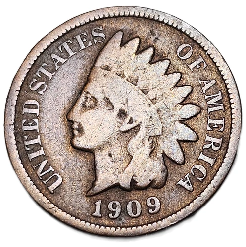 1909 INDIAN CENT GOOD+ FREE USA SHIPPING